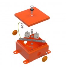 Коробка металлическая огнестойкая 70-0360-FR6.0-4 Е15-Е120 110х110х65 IP55 4p, 6.0 мм.кв. 70-0360-FR6.0-4  Промрукав
