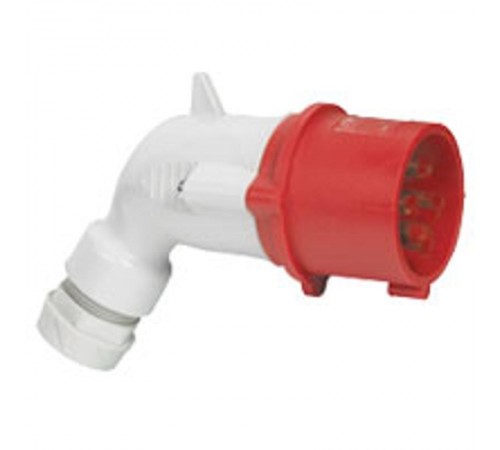 Вилка моб.угл. 16А 3К+Н+З 380В IP44  056458  Legrand