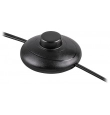 DM106 сетевой шнур (с ножным выключателем), 2,5 м, пластик, черный  29843  FERON