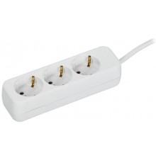 UMA Удлинитель У03 3 места 2P+PE 1,5м 3х1мм2 10А белый   UM-YP10-16-03-01-Z-K01  IEK