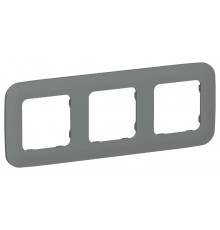 FLITE Artistic Рамка 3-ая РУ-3-А-ФлМА мокрый асфальт  FI-M32-31-20-K80  IEK