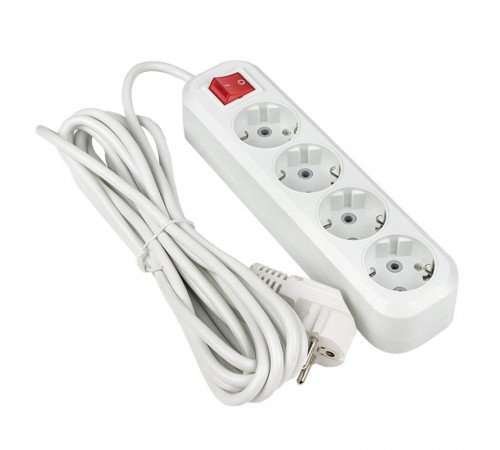 Удлинитель "Эксперт"  4 гнезда 3 метра 16А/3,5кВт с выключателем и заземлением ПВС 3х1 EKF PROxima  UBA16-310-4-03i  EKF