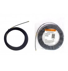 Нейлоновая кабельная протяжка НКП диаметр 4мм длина 25м с наконечниками (черная)  SQ0590-0025  TDM