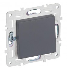 SKANDY Выключатель 1-клавишный перекрестный 10А SK-V03T титан   SK-V13-0-10-K48  IEK