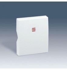 Simon 82 Клавиша для выключателя одноклавишного с подсветкой, широкий модуль, S82C, алюминий  82011-53  Simon