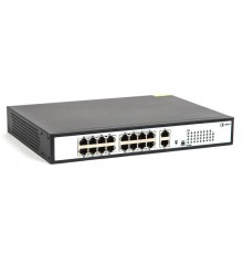 SKAT PoE-16E-2G коммутатор PoE Plus, мощность 250Вт, порты: 16-Ethernet, 2-Uplink  2024  Бастион