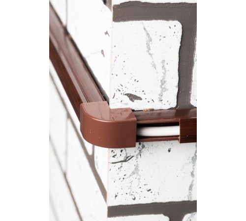 Угол внешний (20х10) (4 шт) Plast EKF PROxima  под темное деревоobd-20-10x4EKF