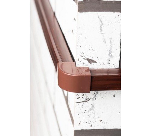 Угол внешний (20х10) (4 шт) Plast EKF PROxima  под темное деревоobd-20-10x4EKF