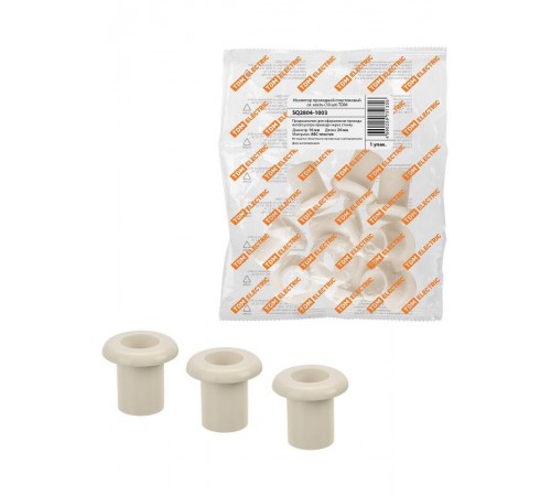 Изолятор проходной пластиковый сл. кость (10 шт)  SQ2804-1003  TDM