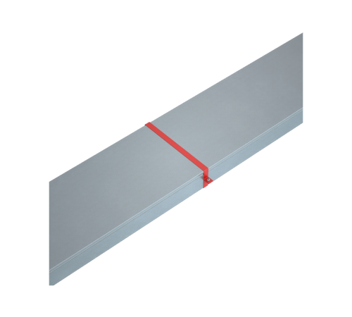 Держатель крышки лотка 50х100 мм HD85  DKU50-100 HD85  КМ-профиль