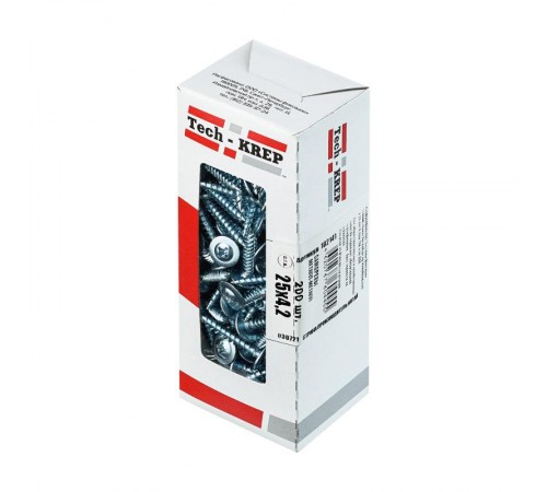 Саморез ШСММ 4,2х25 (200 шт) - коробка с окном ( 0,42 кг)  102141  Tech-KREP