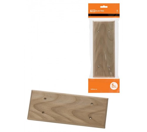 Накладка на бревно деревянная универсальная НБУ 1Пх3 260 мм, под покраску  SQ1821-0320  TDM