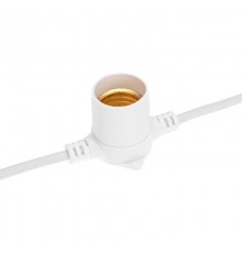 Белт-Лайт 20 м, белый каучук, шаг 50 см, 40 патронов, IP44  331-334  NEON-NIGHT