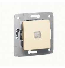 Cariva DIY Выключатель с подсв. 10 А, слоновая кость  695901  Legrand