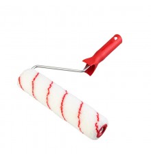 Валик полиамид белый с желтой полосой, ворс 11 мм, ширина ролика 240 мм,  42 мм, бюгель 6 мм  89-0026  REXANT