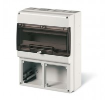 Корпус на 16 модулей и 2 поста с основанием 136х125 мм.  DIS6724216  DKC