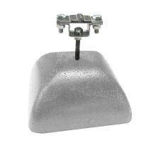 Держатель полоса/пруток для плоской кровли, оцинк. с бетоном 3.5 кг71975Ezetek