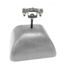 Держатель полоса/пруток для плоской кровли, оцинк. с бетоном 3.5 кг71975Ezetek