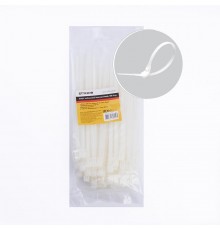 Хомут нейлоновый многоразовый 5x200 мм , белый (100шт в упак)  39082  STEKKER