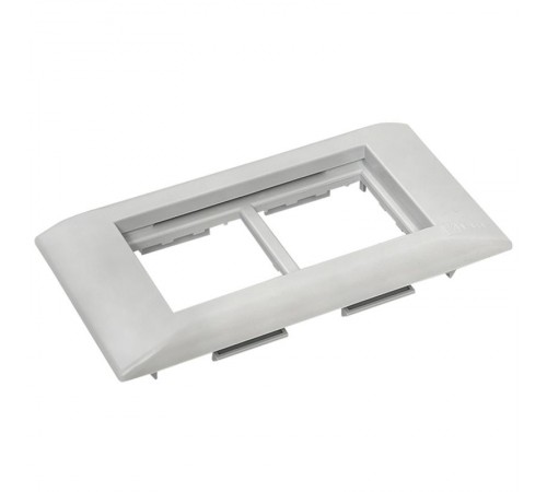 Рамка+суппорт на 4 модуля (2 поста) для парапетного кабельного канала C-Line  sup-4-105-50  EKF