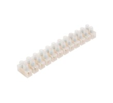 Клеммная колодка винтовая KВ-12 (4-12 мм), ток 16 A, полиэтилен белый (ЗВИ)  07-5012  REXANT