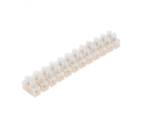 Клеммная колодка винтовая KВ-12 (4-12 мм), ток 16 A, полиэтилен белый (ЗВИ)  07-5012  REXANT