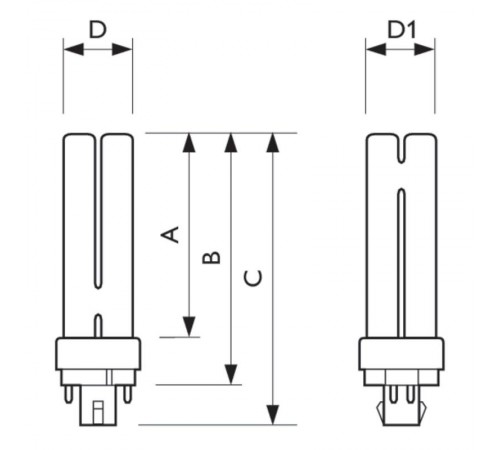 Лампа энергосберегающая КЛЛ MASTER PL-C 18W/840/4P 1CT/5X10BOX  927907284040  PHILIPS