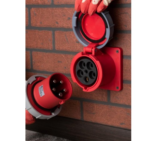 Вилка переносная 0452 3Р+РЕ+N 125А 380В IP67 EKF PROxima  ps-0452-125-380  EKF