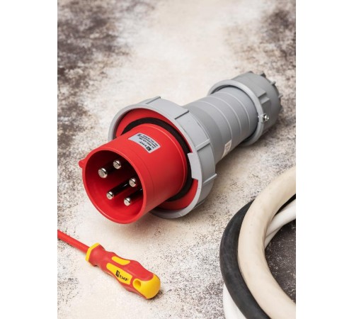 Вилка переносная 0452 3Р+РЕ+N 125А 380В IP67 EKF PROxima  ps-0452-125-380  EKF