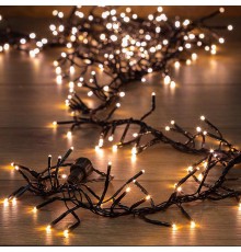 Гирлянда "Кластер LED" 3 м, темно-зеленый ПВХ IP20, 288 диодов, цвет теплый белый  303-626  NEON-NIGHT