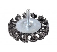 Щётка для дрели плоская, крученая, 75 мм  73/1/3/47  ВИХРЬ