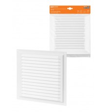 Решетка металл. 250х250, белая, с покрытием полимерной эмалью,  SQ1807-0704  TDM