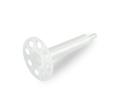 Тарельчатый дюбель гриб с гвоздем для ПМ IN80 белый (50 шт/уп)  PR08.12253  Промрукав