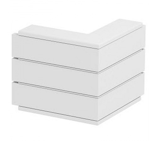 Внешний угол кабельного канала Rapid 45 нерегулируемый 53x160 мм (ПВХ,белый) (GEK-KAS53160-3)  6116263  OBO Bettermann