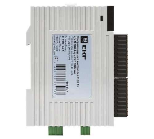 Программируемый контроллер F100 16 в/в N PRO-Logic EKF PROxima  F100-16-N  EKF