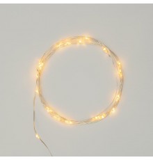 Гирлянда "Роса", 2 м, 20 диодов, цвет желтый  303-001  NEON-NIGHT