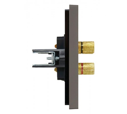 FORTE&PIANO Аудиорозетка 4-местная FP339 серый  FP-S40-K03  IEK