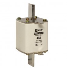 Плавкая вставка ППН-37 400/40А габарит 2  fus-37/400/40  EKF