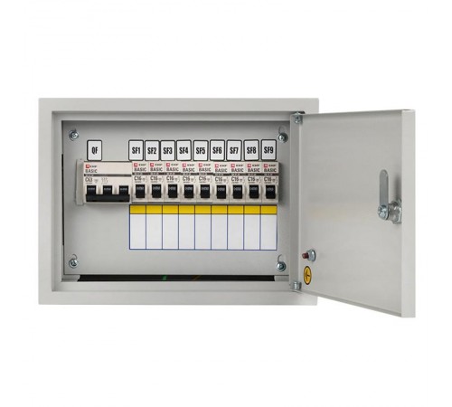 Щит осветительный ОЩВ с автоматическими выключателями 3P 1x63A 1P 9x16A  oshv-63-9  EKF
