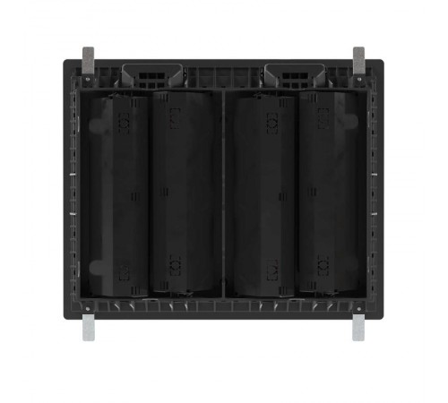 Лючок напольный c изменяемой глубиной, 24 модуля (12 постов 45*45мм) черный  88324  DKC