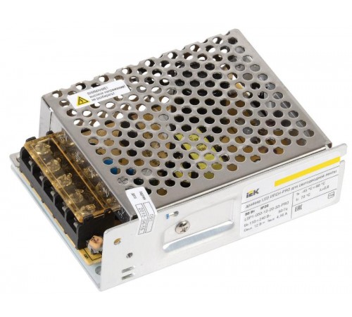 Драйвер для светодиодных лент LED ИПСН-PRO 50Вт 12В IP20 блок-клеммы  LSP1-050-12-20-33-PRO  IEK