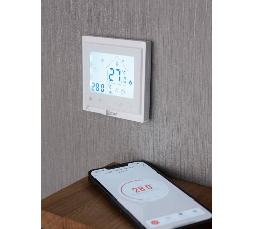 Умный термостат для теплых полов Wi-Fi Connect  ett-4  EKF