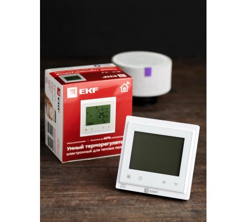 Умный термостат для теплых полов Wi-Fi Connect  ett-4  EKF