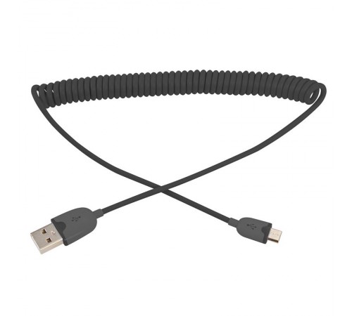 USB кабель универсальный microUSB шнур витой 1,5 м черный  18-4300  REXANT