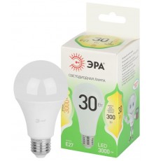 Лампа светодиодная  GREEN LINE LED A65-30W-830-E27 GL E27 30 Вт груша теплый свет  Б0067143  ЭРА