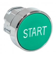Механизм исполнительный кнопки "START" XB4 зеленый плоский возвратный без фиксации IP65  XB4BA-3160C-65  EKF