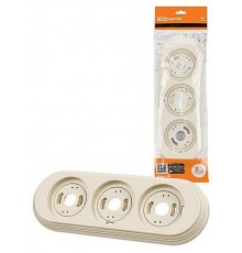 Рамка 3-х постовая сл. кость "Виви"   SQ1820-1391  TDM