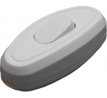 GLS10-01-20 Выключатель на шнур 250В, 10A, белый  39002  STEKKER