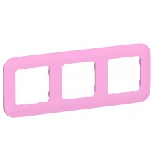 FLITE Artistic Рамка 3-ая РУ-3-А-ФлПр пурпурный  FI-M32-31-20-K99  IEK