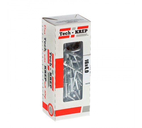 Заклепка 4,0х16 (100 шт) - коробка  102290  Tech-KREP